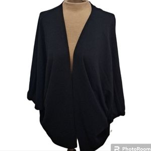 Cut The Frills Shawl Open Cardigan